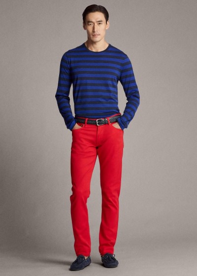 Jeans Ralph Lauren Hombre Rojos - Slim Fit Stretch - WCIZG4931